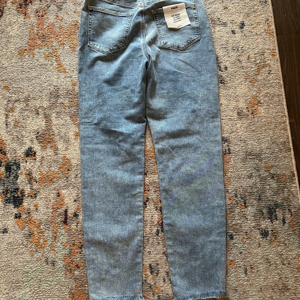 Mavi All Blue Ripped Denim Jeans - Picture 4 of 4